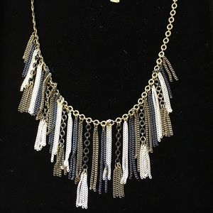 Fringe Brass Necklace